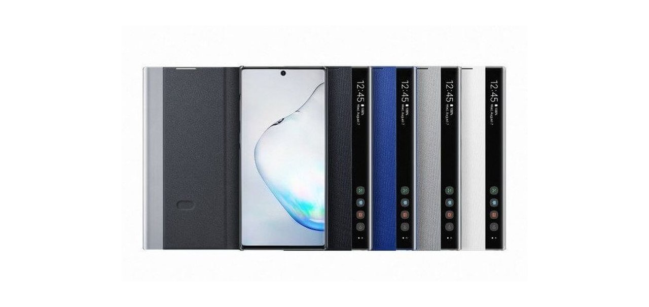 Galaxy Note 10 tem novos cases, cores e acessórios vazados em renderização