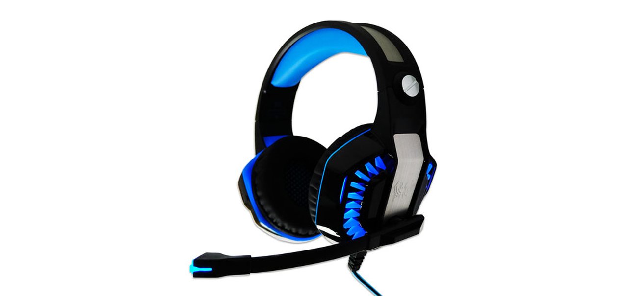 Por tempo limitado! Headset gamer para PS4 e PC com um preço mais baixo