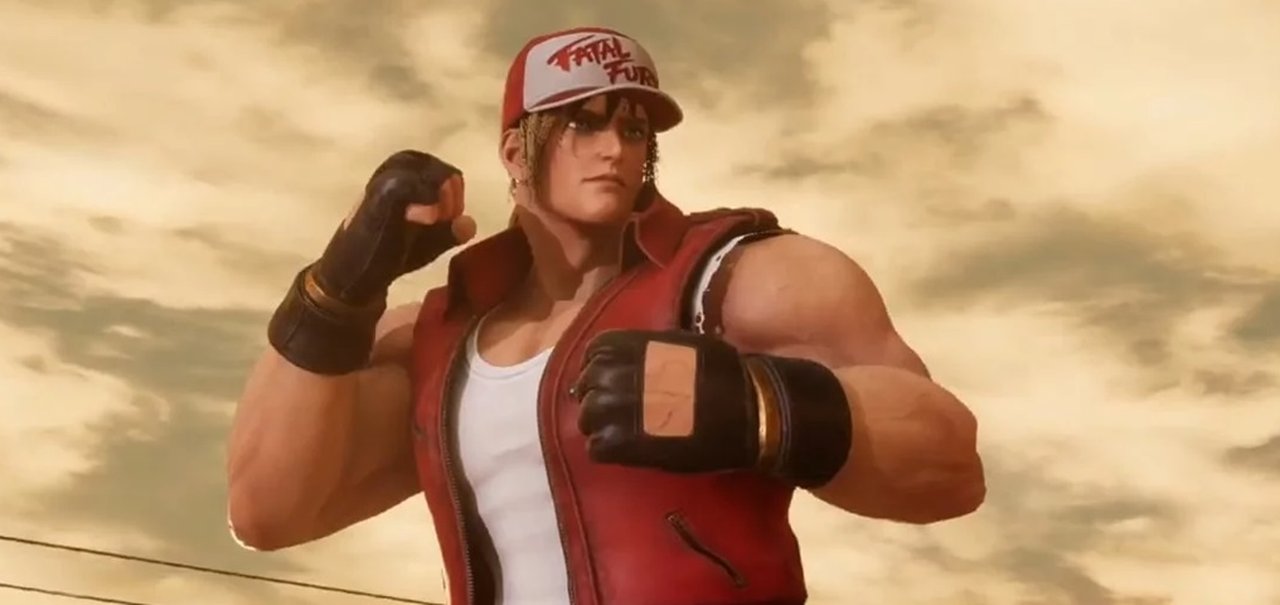 Jovens estão chamando Terry Bogard de 'treinador de Pokémon bombado'