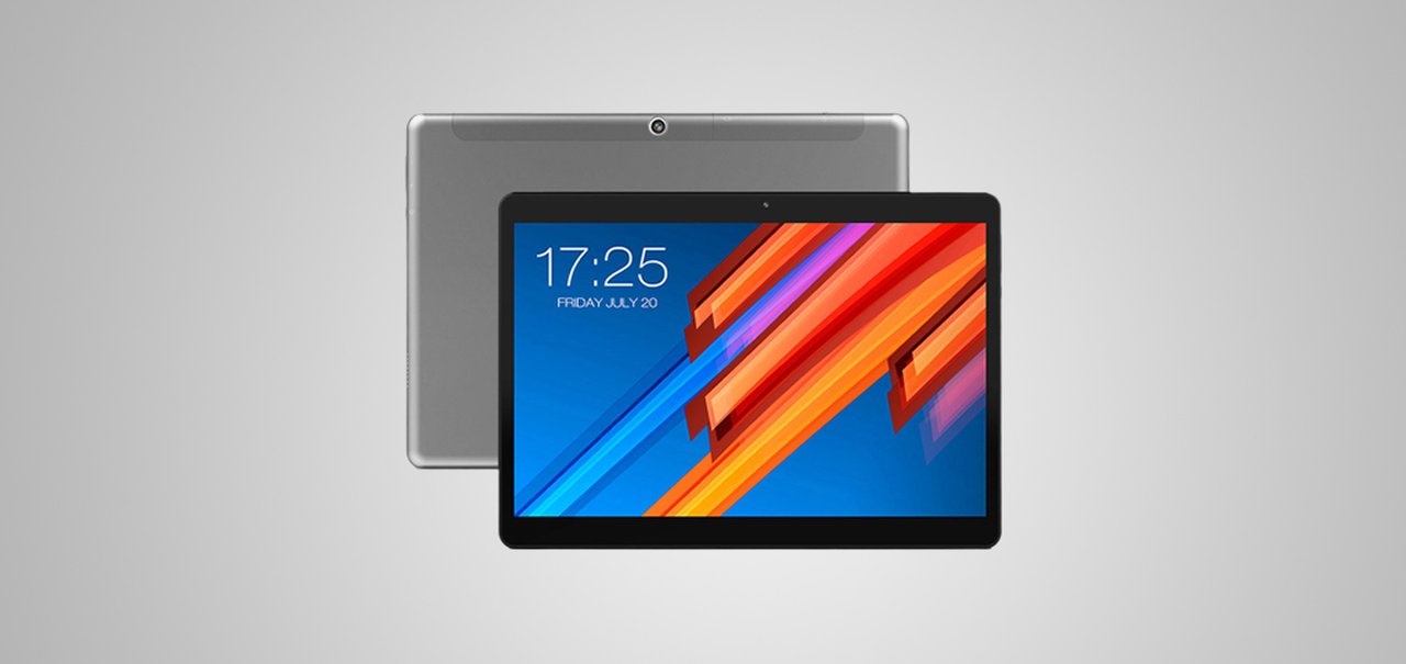 Este tablet Android baratinho tem tela de 10'' e 128 GB memória