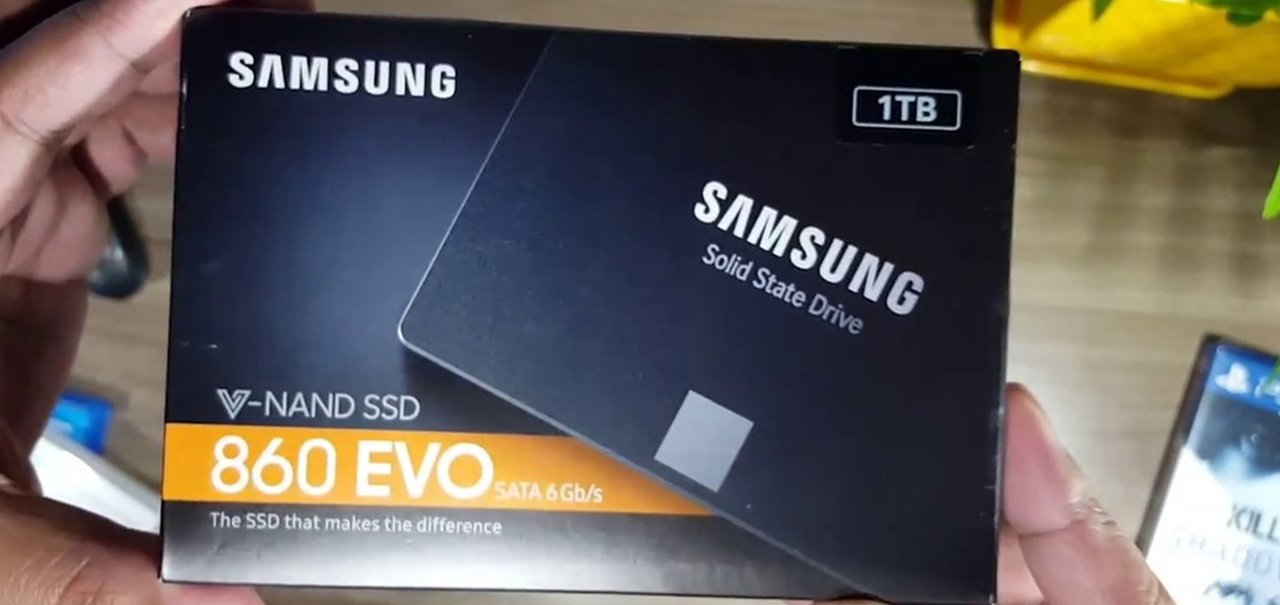 No AliExpress você compra um SSD Samsung de 250 GB por R$ 220