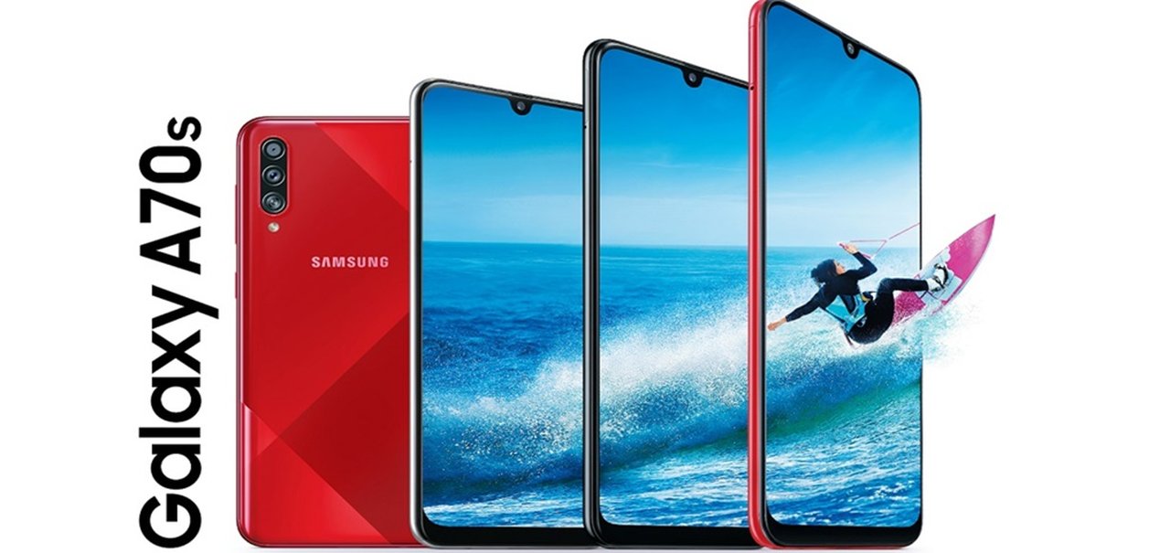 Galaxy A70s: Samsung apresenta mais um intermediário ao mercado