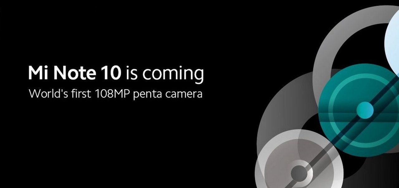 Xiaomi revela que Mi Note 10 também terá câmera de 108 MP