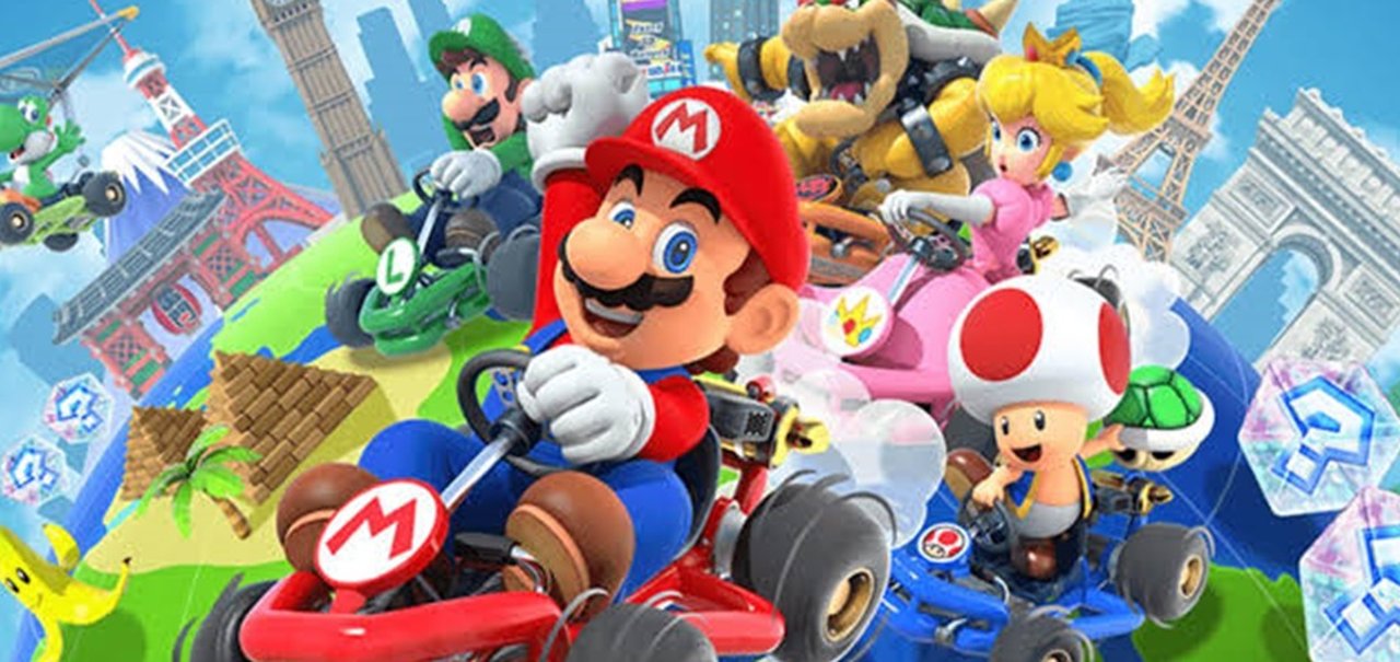 Mario Kart Tour ultrapassa 123 milhões de downloads em um mês