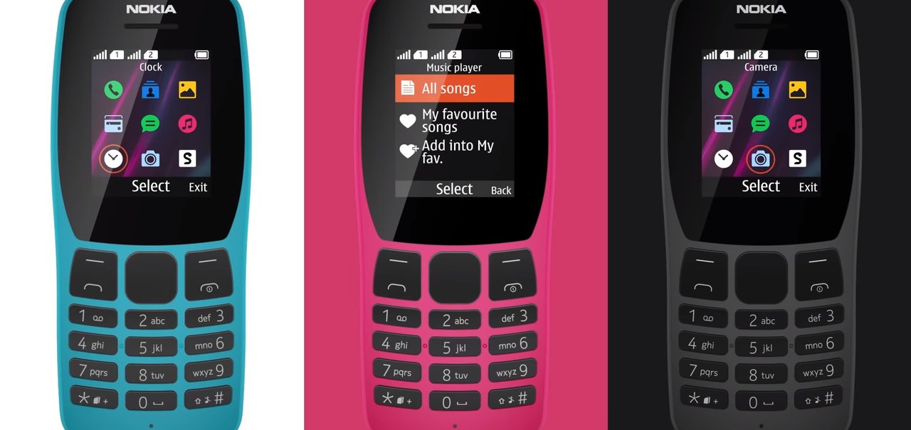 Novo Nokia 110 chega com bateria de até 18 dias de duração