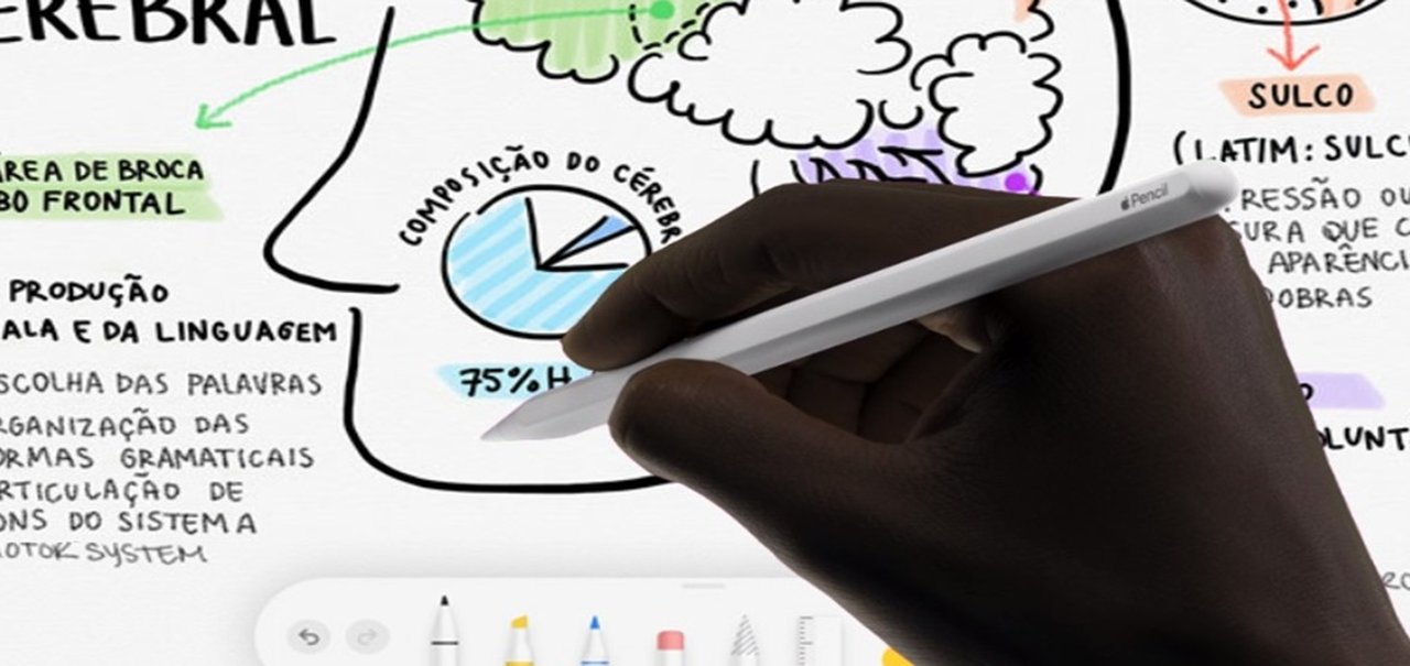 Apple Pencil deve ganhar mais funções em novo iPad Pro