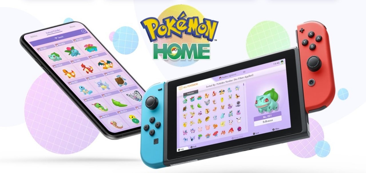 Pokémon Home chega a 1,3 milhão de downloads em uma semana