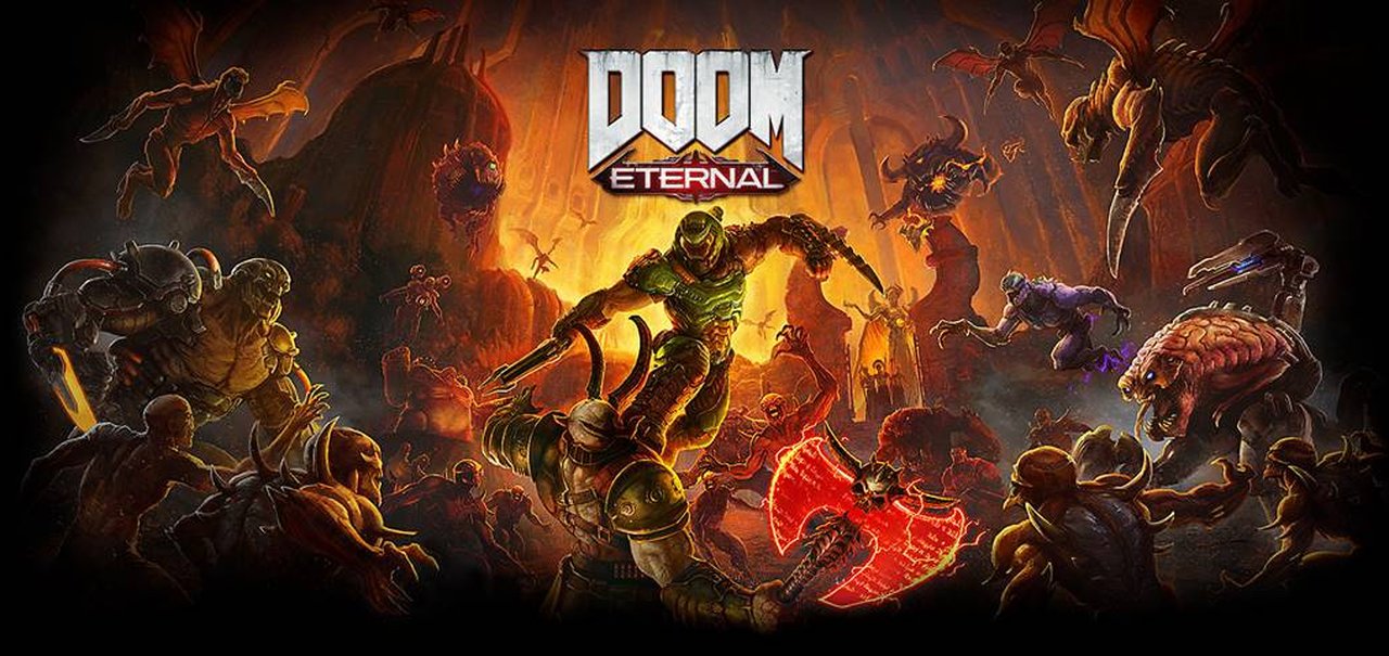 Monstro: DOOM Eternal pode chegar a 1000 FPS em computadores mais potentes