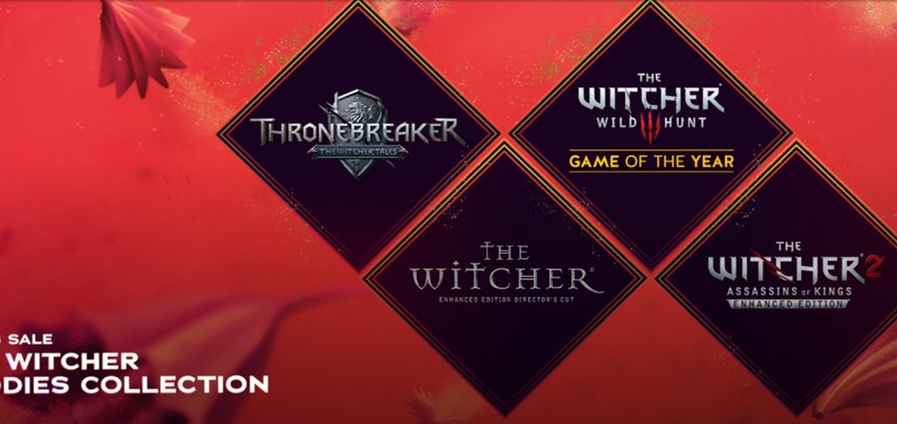 Extras de The Witcher 1, 2, 3 e Thronebreaker gratuitos para PC