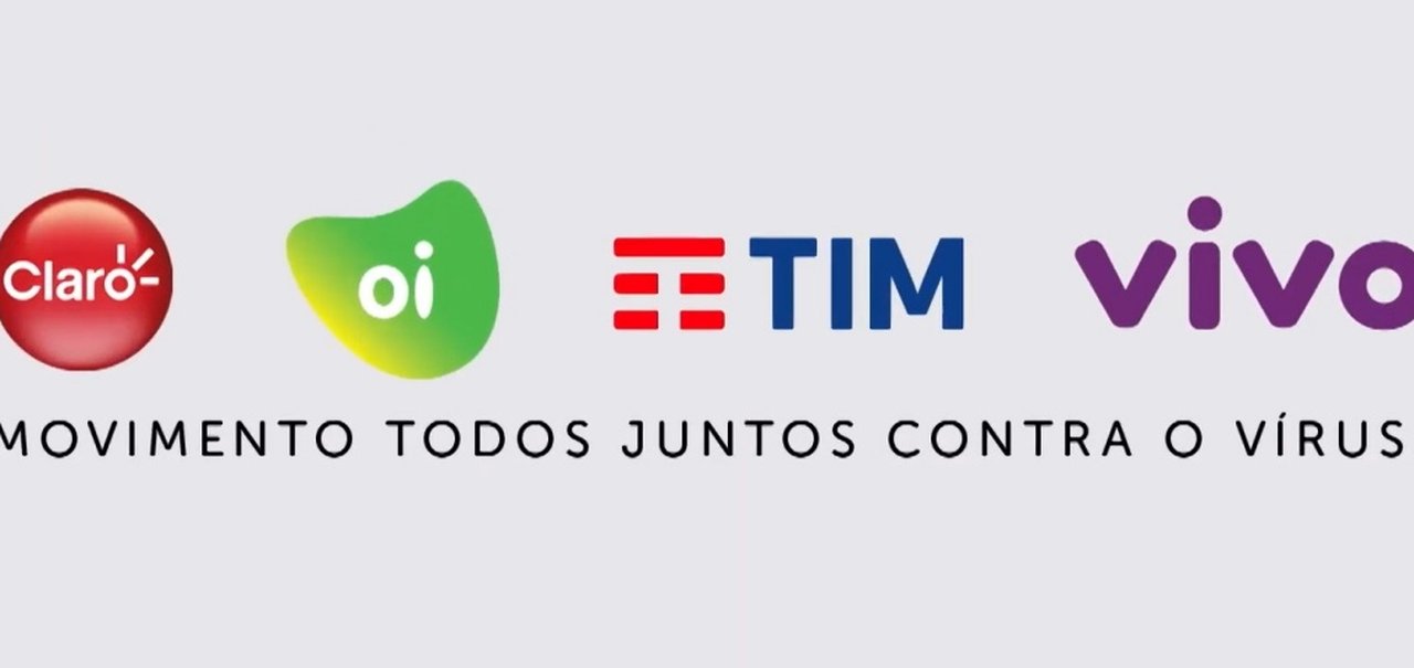 Vivo, Claro, Tim e Oi se unem em campanha durante a quarentena