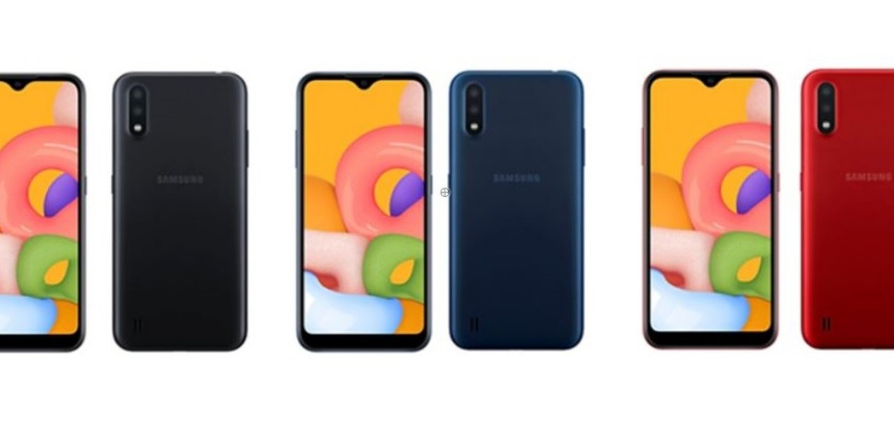 Samsung anuncia Galaxy A01 no Brasil por R$ 1.099