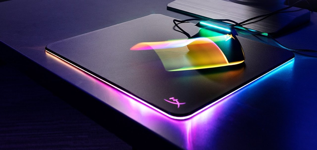 HyperX FURY Ultra: mousepad com iluminação RGB chega ao Brasil