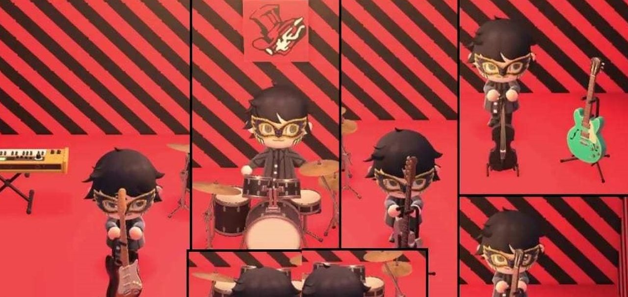 Jogador cria concerto de Persona 5 em Animal Crossing: New Horizons