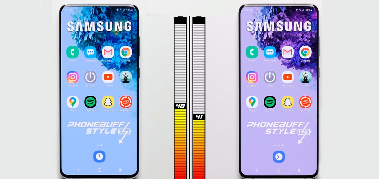 Galaxy S20+ com Exynos 990 vs Snapdragon 865: qual bateria dura mais?