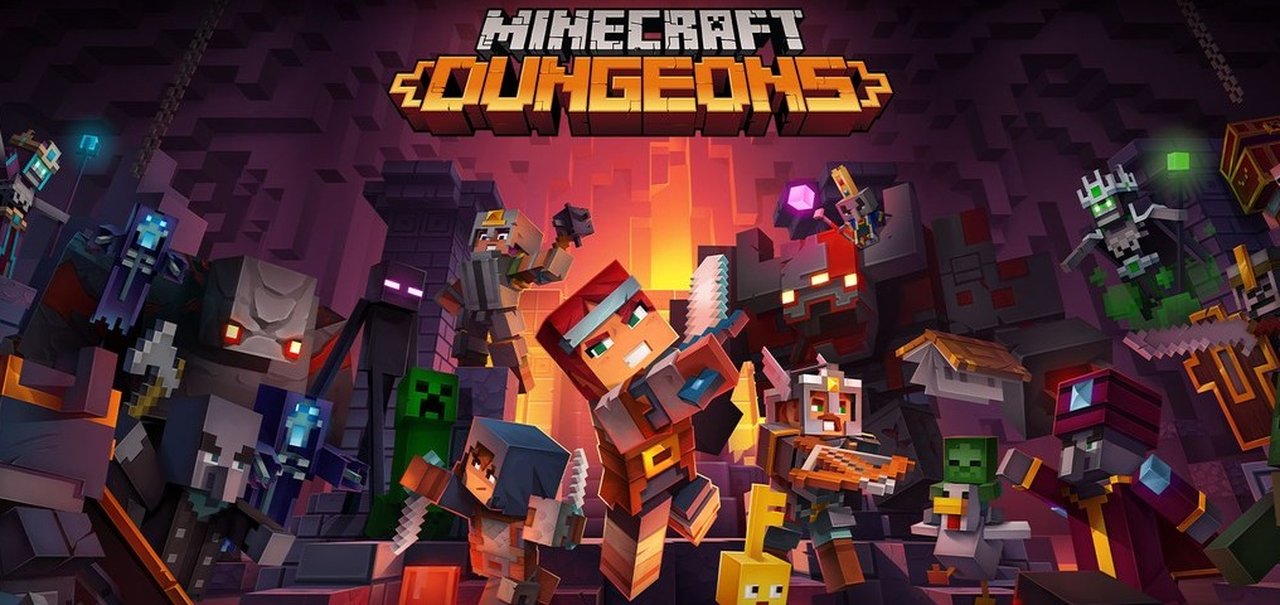 Minecraft Dungeons é uma aventura charmosa e cativante