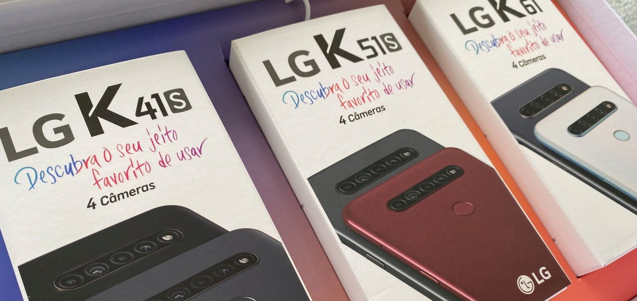 LG K41S, K51S e K61 chegam ao Brasil com 4 câmeras