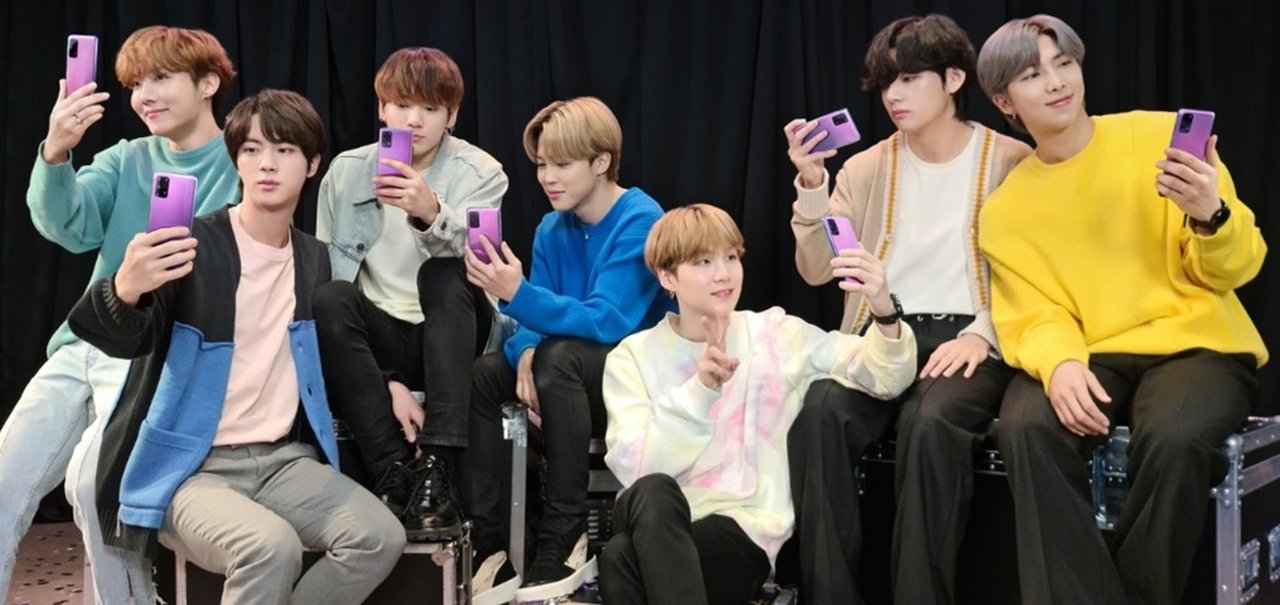 Galaxy S20+ e Galaxy Buds+ ganham 'edição K-pop' do BTS no Brasil