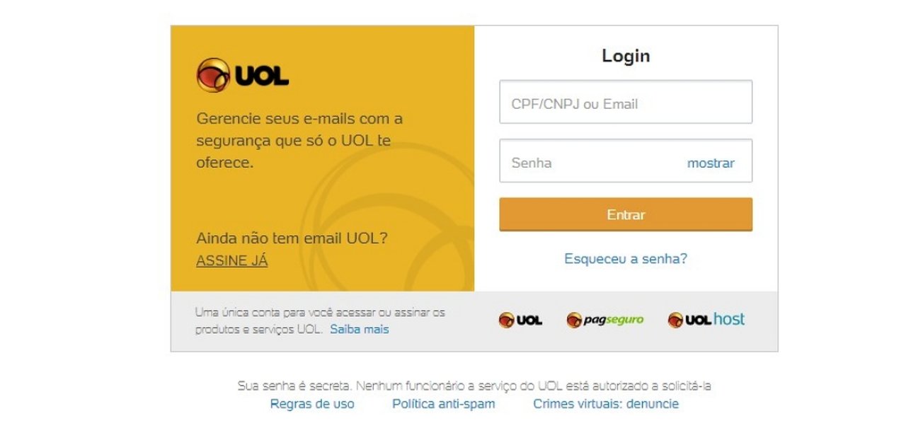 Hacker-ético denuncia grave vulnerabilidade no webmail UOL