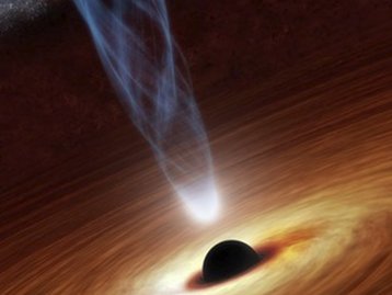 Cientistas podem ter descoberto luz em buraco negro