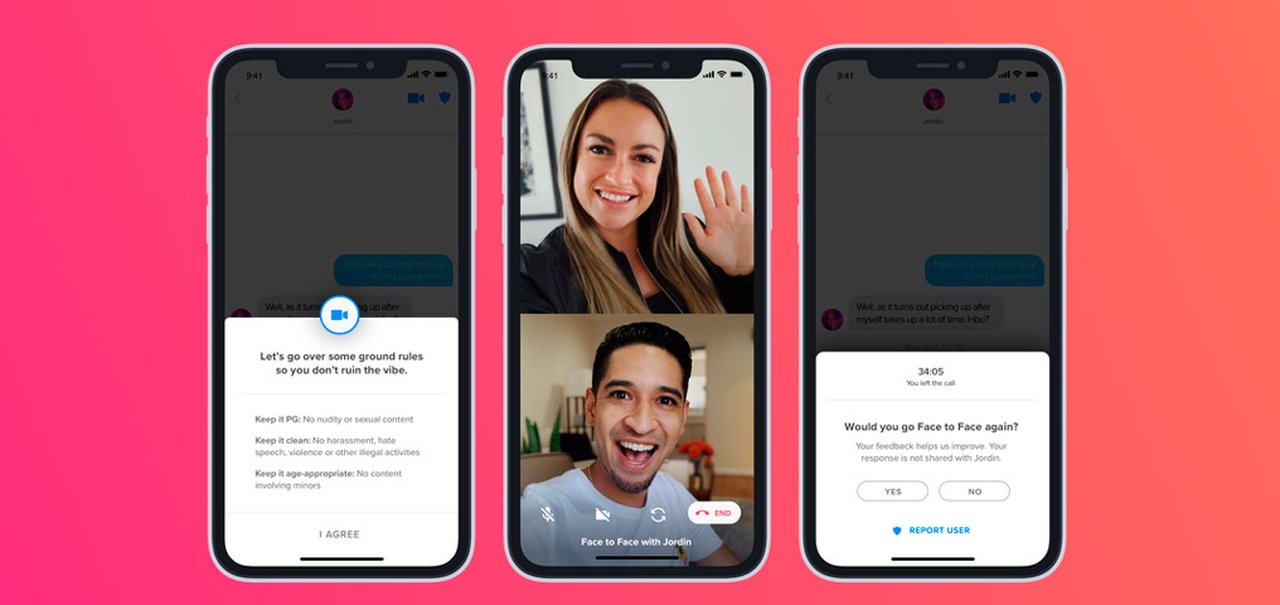 Tinder começa a testar chamadas em vídeo no Brasil