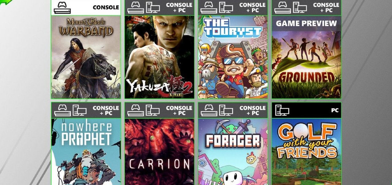 Xbox Game Pass anuncia novos jogos como Yakuza, Carrion e mais