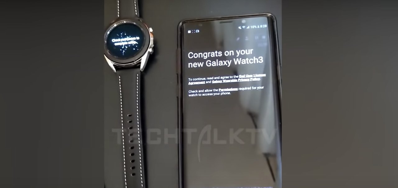 Vídeo do Samsung Galaxy Watch 3 confirma recursos do smartwatch