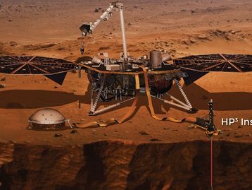 'Toupeira' da NASA consegue se enterrar no solo de Marte