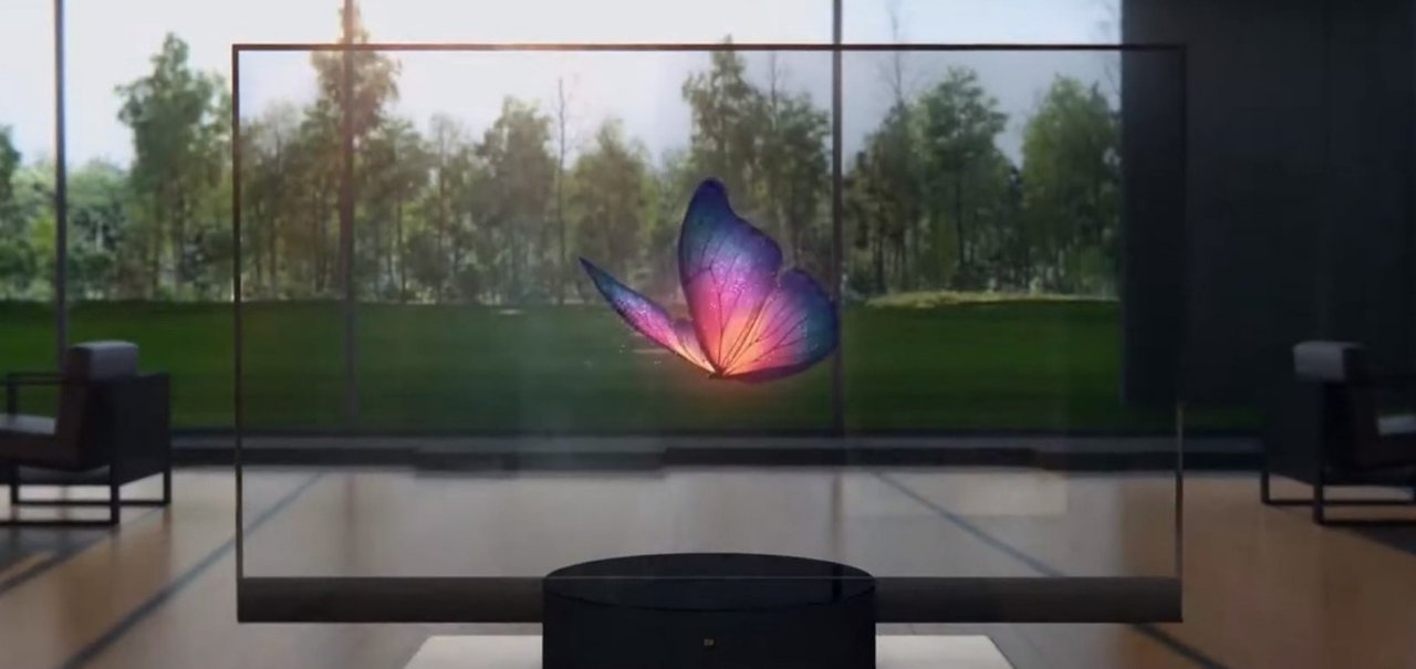 Xiaomi lança TV transparente de US$ 7.200