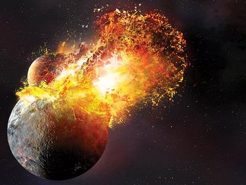 Formação da Lua: novo estudo apoia a teoria do 'grande impacto'