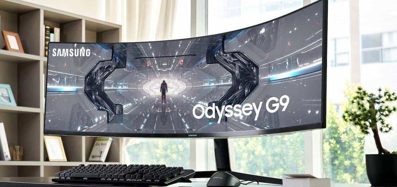 Monitores Samsung Odyssey G7 e G9 são lançados no Brasil