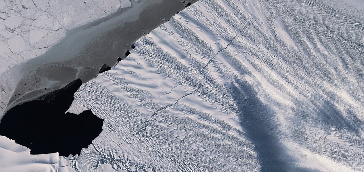 Fraturas em glaciares da Antártida prenunciam o pior