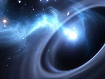Astrônomos descobrem buraco negro gigante aprisionando 6 galáxias