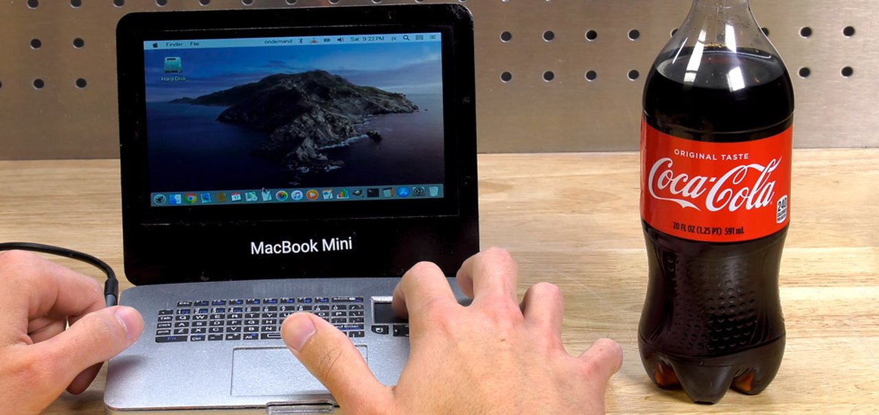 MacBook Pro Mini vira realidade com Raspberry Pi e impressão 3D