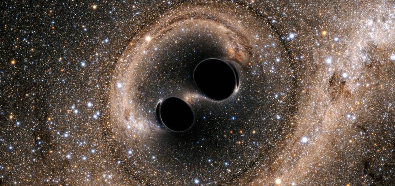 Choque de buracos negros gera mais ondas gravitacionais do que se pensava