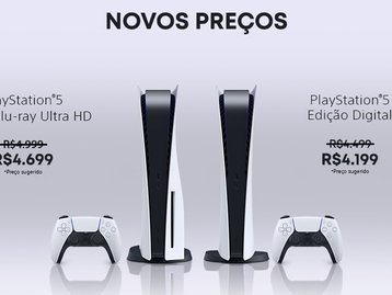 PS5, PS5 Digital e acessórios sofrem redução de preço no Brasil