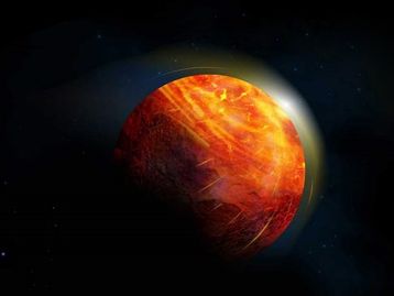 'Planeta-inferno' tem ventos supersônicos e chuva de lava