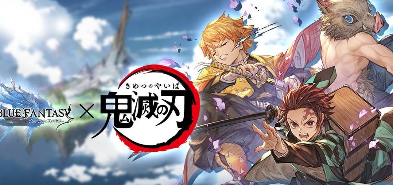 Granblue Fantasy terá crossover com o anime Kimetsu no Yaiba