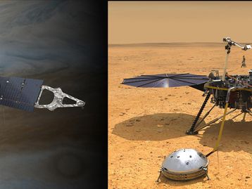 NASA estenderá prazo de operação das missões Juno e InSight