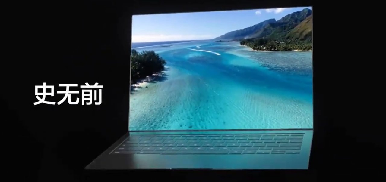 Samsung mostra OLED para notebook com webcam embaixo da tela