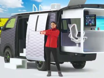 'Van-office': conceito da Nissan traz escritório realmente móvel [vídeo]