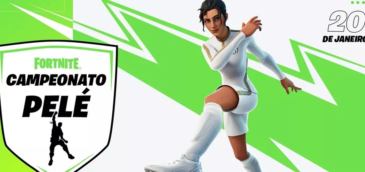 Fortnite terá Santos, Pelé e muito conteúdo de futebol em update