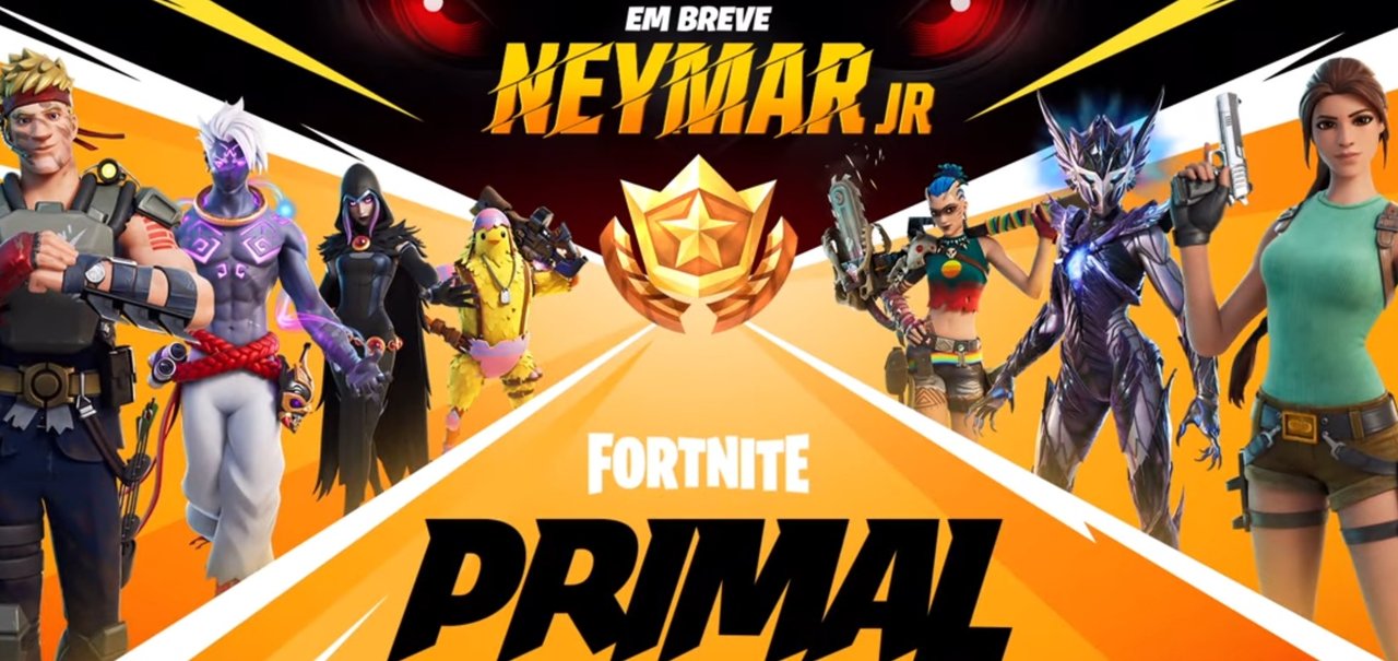 Fortnite: nova temporada terá skin de Neymar e Lara Croft 