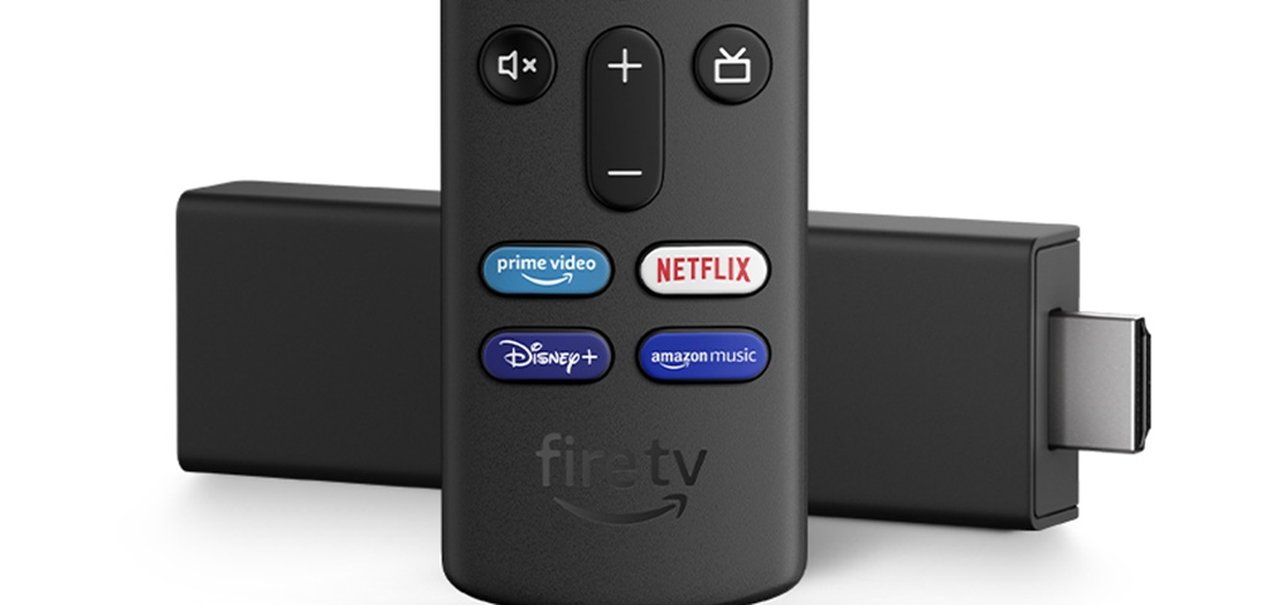 Amazon anuncia nova linha Fire TV Stick com 4K e controle com Alexa