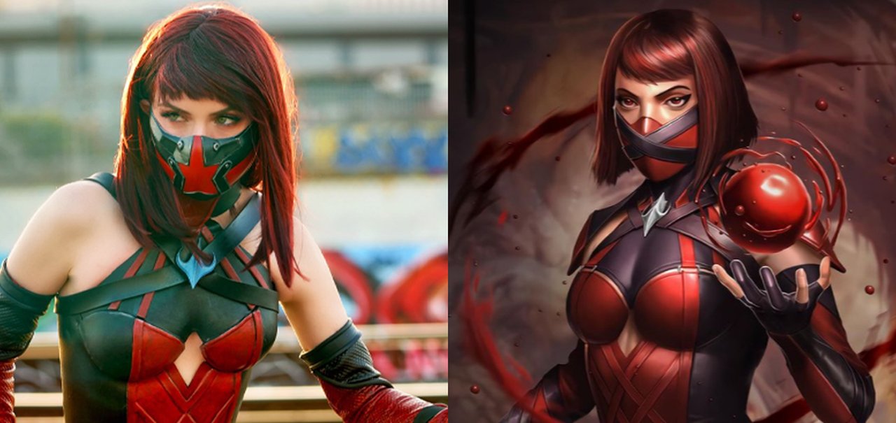 Mortal Kombat: cosplay incrível de Skarlet impressionou até Ed Boon