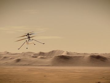 Drone da NASA recebe atualização de software para voar em Marte