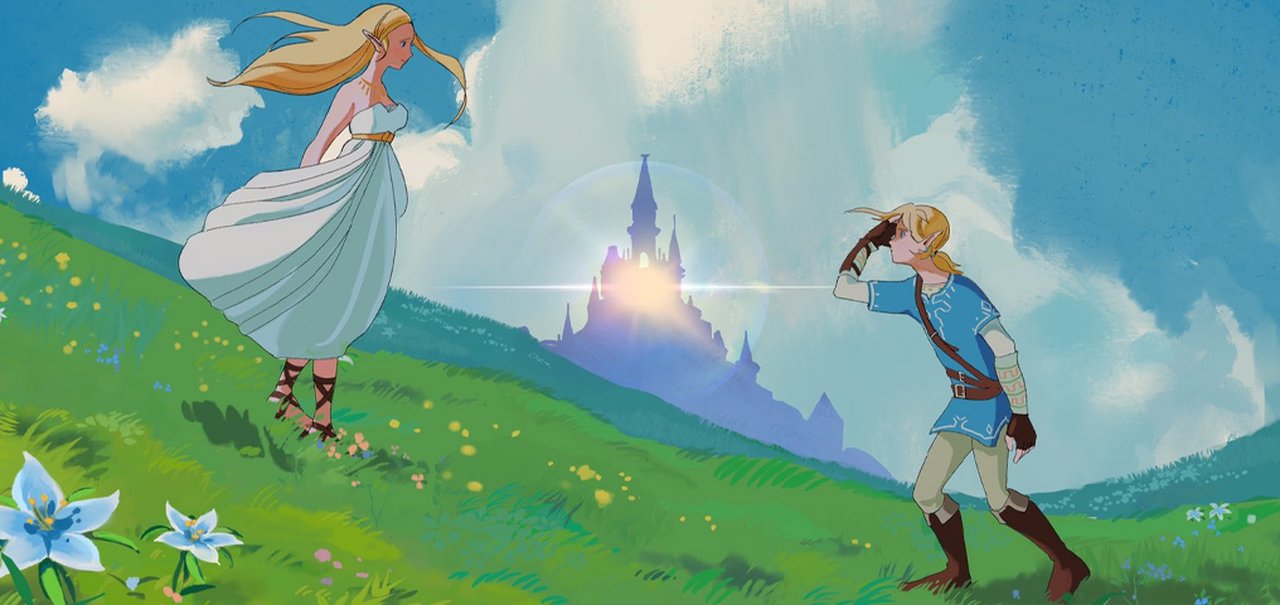 The Legend of Zelda ganha cartazes no estilo Studio Ghibli