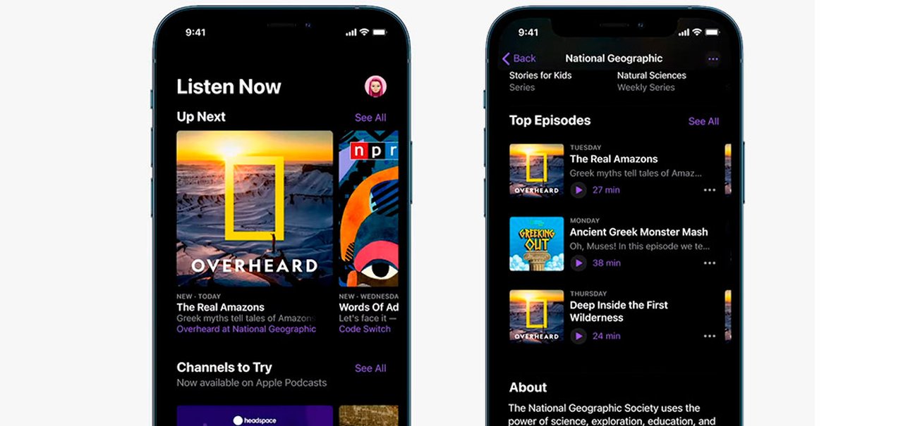 Apple Podcasts ganha novo design e suporte para assinaturas