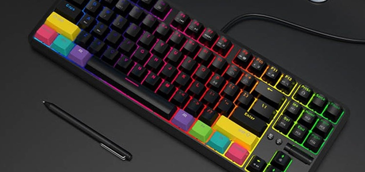 AliExpress: teclado e mouse gamer Ajazz com 30% de desconto