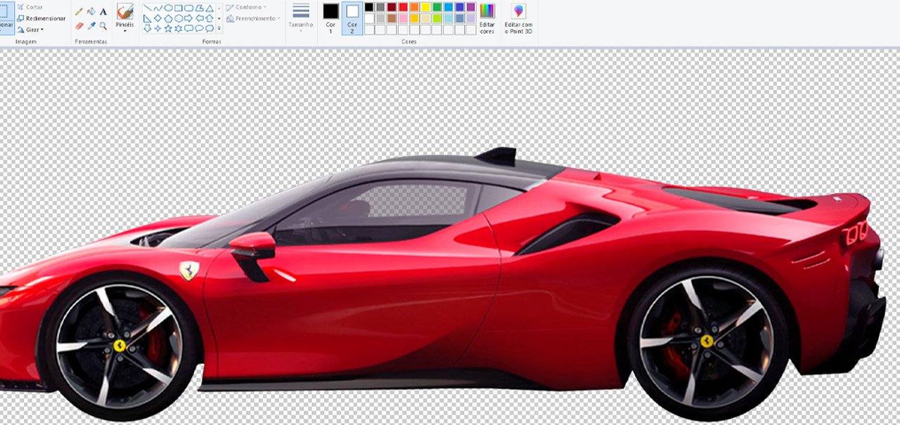 Paint: como deixar uma foto com fundo transparente