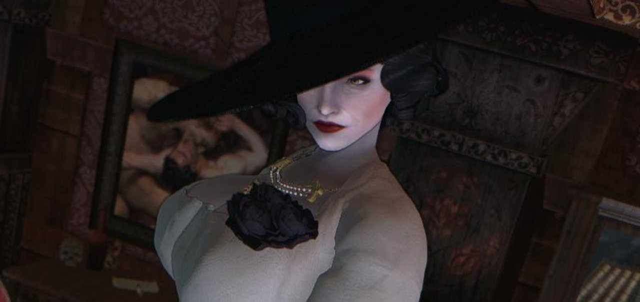 Skyrim recebe mod da Lady Dimitrescu, de Resident Evil Village